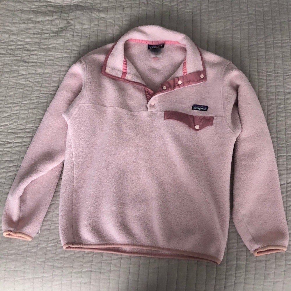 Vintage Baby Pink Patagonia Pullover